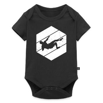 Climber Kletterer Climbing Bouldering Boulder - Baby Premium short-sleeve bodysuit - black - Front