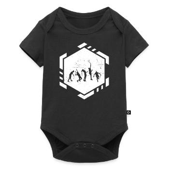 Playing Tennis Playing Tennis Player Playing Tennis - Baby Premium short-sleeve bodysuit - black - Front