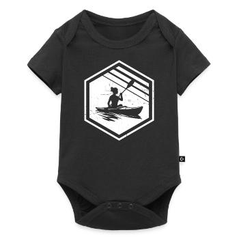 Kayak Kayak Femme Canoë Kayak Homme - Body à manches courtes Premium Bébé - noir - Devant