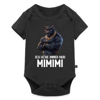 I always listen to Mimimi Jaguar - Baby Premium short-sleeve bodysuit - black - Front