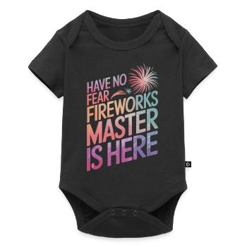 Pyrotechniker Feuerwerk Pyrotechnik - Baby Premium Kurzarmbody - Schwarz - Vorne