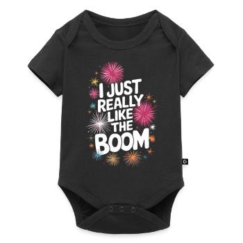 Pyrotechniker Feuerwerk Pyrotechnik - Baby Premium Kurzarmbody - Schwarz - Vorne