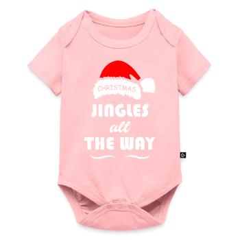 Jingles All The Way Christmas - Baby Premium short-sleeve bodysuit - rose - Front