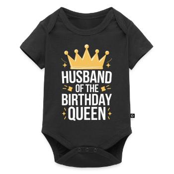 Husband, Spouse, Family, Wedding - Baby Premium short-sleeve bodysuit - black - Front