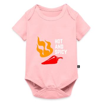Chili -> chaud et épicé - Body à manches courtes Premium Bébé - rose - Devant