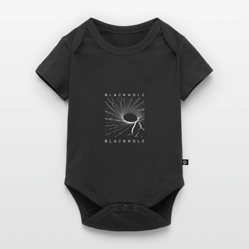 Black hole withe - Schwarzes Loch weiß Baby Premium Kurzarmbody