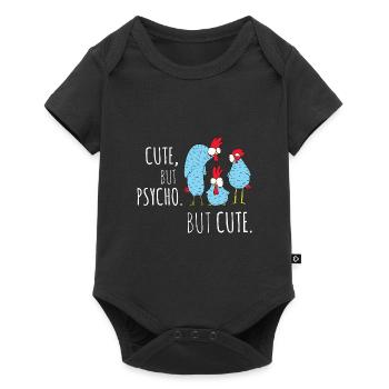 Chicken Chicken Funny Saying - Baby Premium short-sleeve bodysuit - black - Front