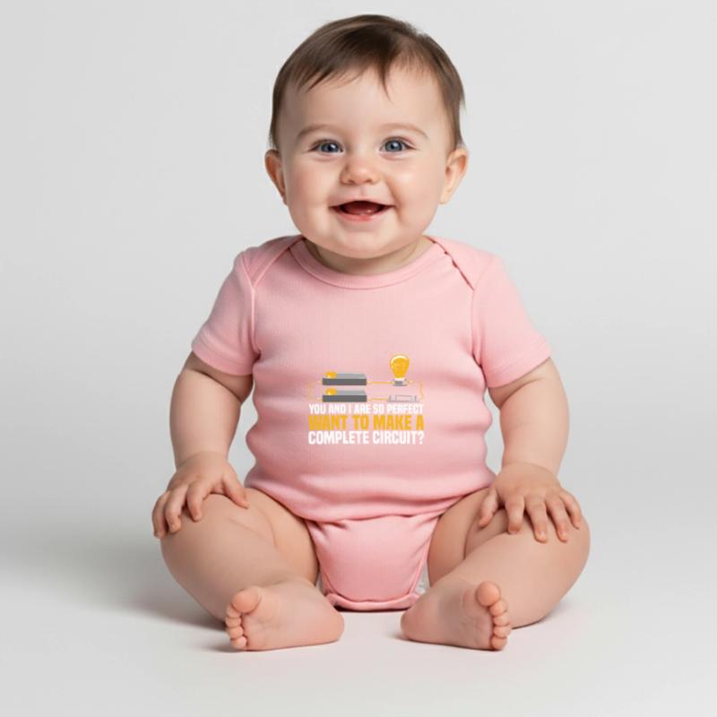 Electrician Electrical Engineer Electronics Technician Baby Premium short-sleeve bodysuit