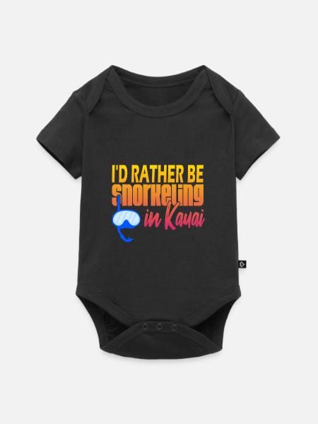 Kauai Schnorcheln - Baby Premium Kurzarmbody - Schwarz