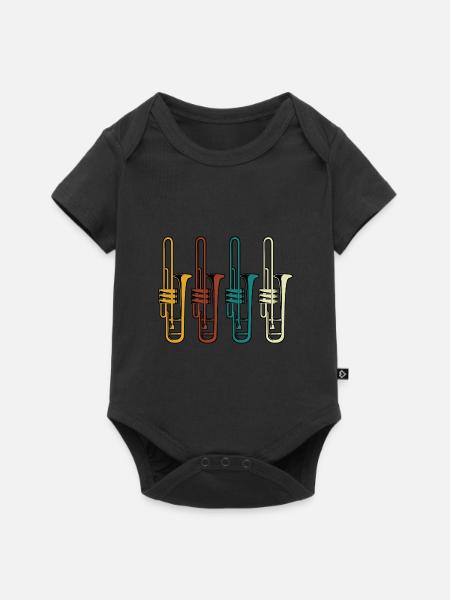 Jazz - Baby Premium Kurzarmbody - Schwarz
