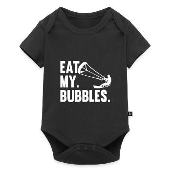 Kitesurfing Kiteboarding Kite Kite Kiten - Baby Premium short-sleeve bodysuit - black - Front