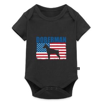 Doberman - Body à manches courtes Premium Bébé - noir - Devant