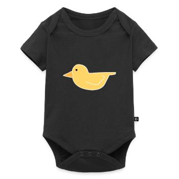 Duck Bird Chick Animal Icon - Baby Premium short-sleeve bodysuit - black - Front