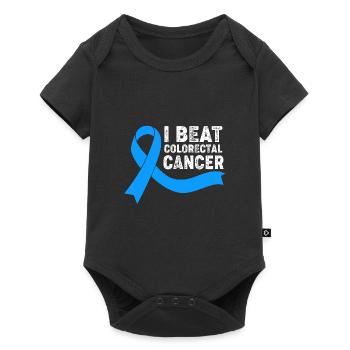 Colon, Cancer, Large Intestine - Baby Premium short-sleeve bodysuit - black - Front