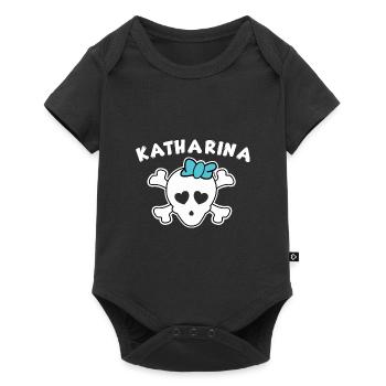 Pirate Katharina Design for girls and women - Baby Premium short-sleeve bodysuit - black - Front