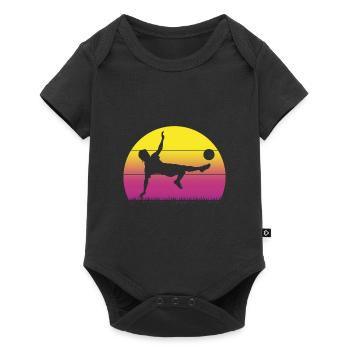Football Joueurs de football - Body à manches courtes Premium Bébé - noir - Devant