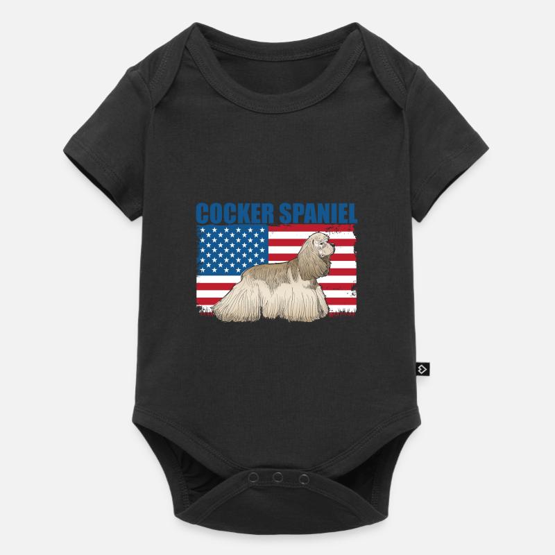 Cocker Spaniel - Baby Premium short-sleeve bodysuit - black