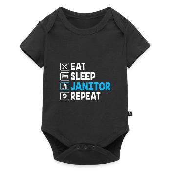 Caretaker - Baby Premium short-sleeve bodysuit - black - Front