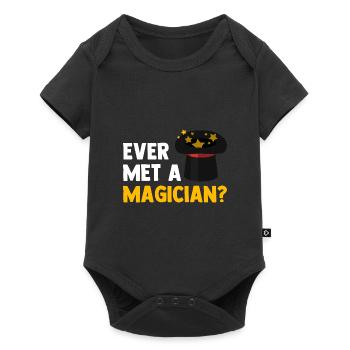 Always hit a magician Magic Tricks magic card - Baby Premium short-sleeve bodysuit - black - Front