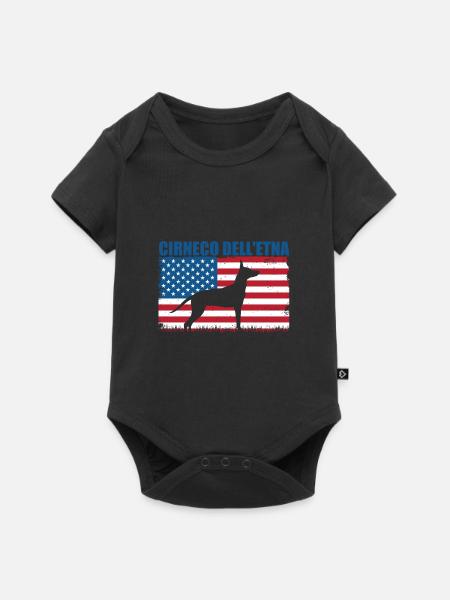 Cirneco dell Etna - Baby Premium Kurzarmbody - Schwarz