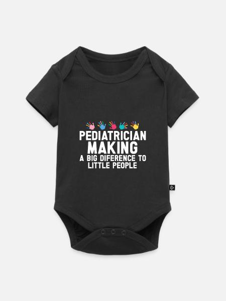 Kinderkrankenschwester - Baby Premium Kurzarmbody - Schwarz