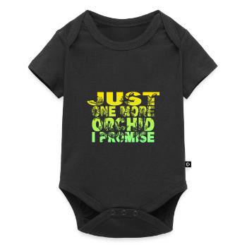 Just One More Orchid i Promise - Baby Premium Kurzarmbody - Schwarz - Vorne