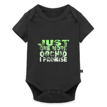 Just One More Orchid i Promise - Baby Premium Kurzarmbody - Schwarz - Vorne