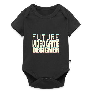 Futur concepteur de jeux vidéo - Body à manches courtes Premium Bébé - noir - Devant
