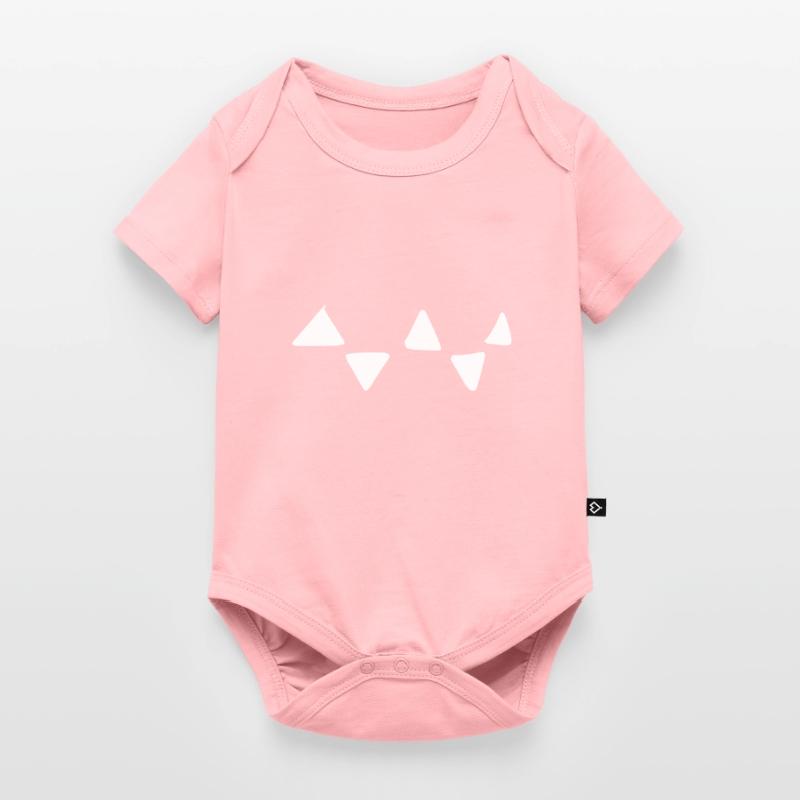 Triangular Pattern Triangular Shapes Baby Premium short-sleeve bodysuit