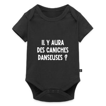 il y aura des caniches danseuses ? - Body à manches courtes Premium Bébé - noir - Devant