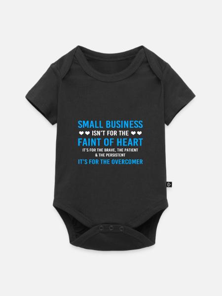 Unternehmer Workaholic - Baby Premium Kurzarmbody - Schwarz