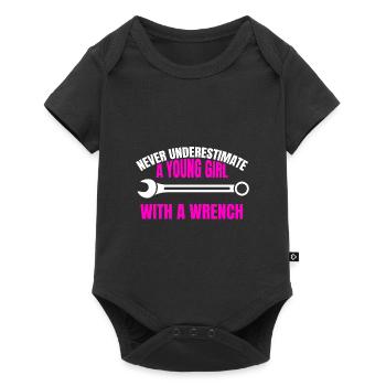 Tool Girls Craft Ladies Artisan Woman - Baby Premium short-sleeve bodysuit - black - Front
