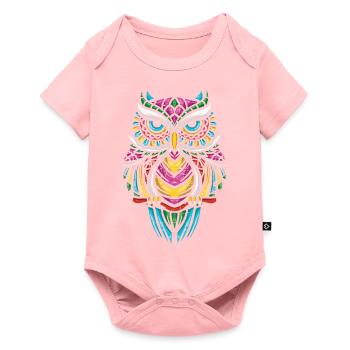 Owl - Baby Premium short-sleeve bodysuit - rose - Front