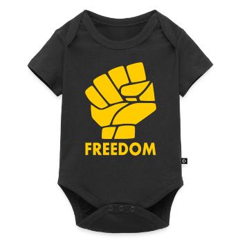 Freedom - Baby Premium short-sleeve bodysuit - black - Front