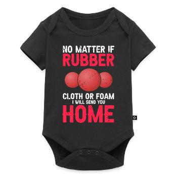 Dodgeball for Dodgeball Player and Gaga Ball - Baby Premium short-sleeve bodysuit - black - Front