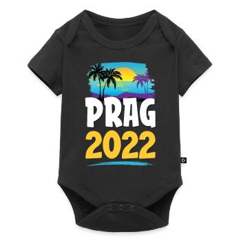 Prague 2023 - Body à manches courtes Premium Bébé - noir - Devant