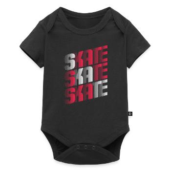 Vintage Skate | Skateboarding for Skateboarder - Baby Premium short-sleeve bodysuit - black - Front