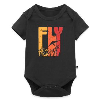 Fly Hang Gliding | Extreme Sports - Baby Premium short-sleeve bodysuit - black - Front