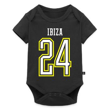 Ibiza 24 holidays 2024 - Baby Premium short-sleeve bodysuit - black - Front