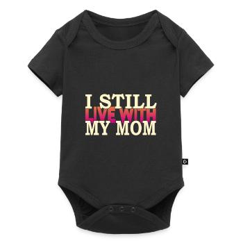 Je vis toujours avec ma mère - Body à manches courtes Premium Bébé - noir - Devant