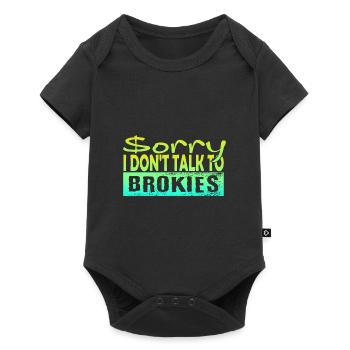 Désolé, je ne parle pas aux Brokies - Body à manches courtes Premium Bébé - noir - Devant