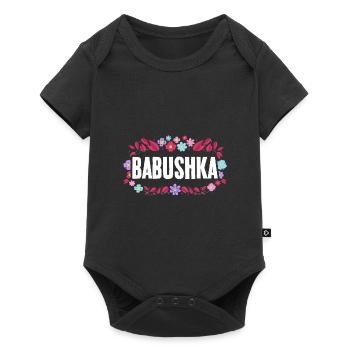 Awesome Babushka Russian Grandma For A Rossiya - Baby Premium Kurzarmbody - Schwarz - Vorne