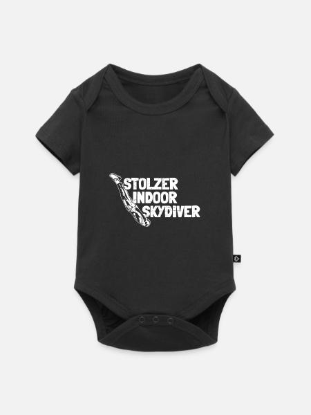 Indoor-Skydiving - Baby Premium Kurzarmbody - Schwarz