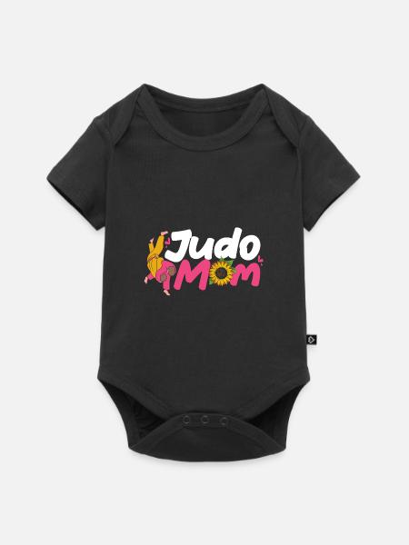 Judo - Baby Premium Kurzarmbody - Schwarz