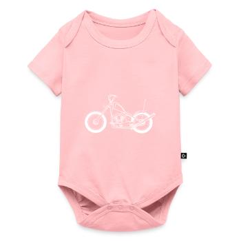 Chopper - Baby Premium short-sleeve bodysuit - rose - Front