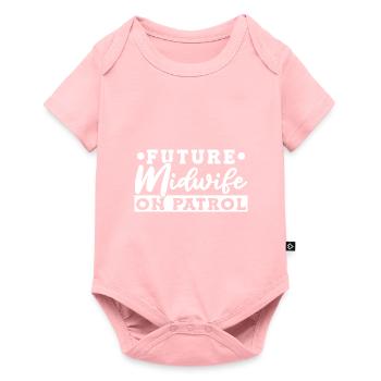 Midwife ObstetricIan - Baby Premium short-sleeve bodysuit - rose - Front