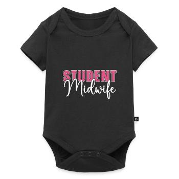 Midwife ObstetricIan - Baby Premium short-sleeve bodysuit - black - Front