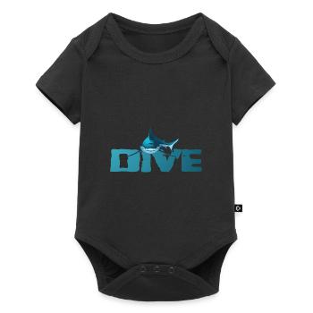 REQUIN DE PLONGÉE - Body à manches courtes Premium Bébé - noir - Devant