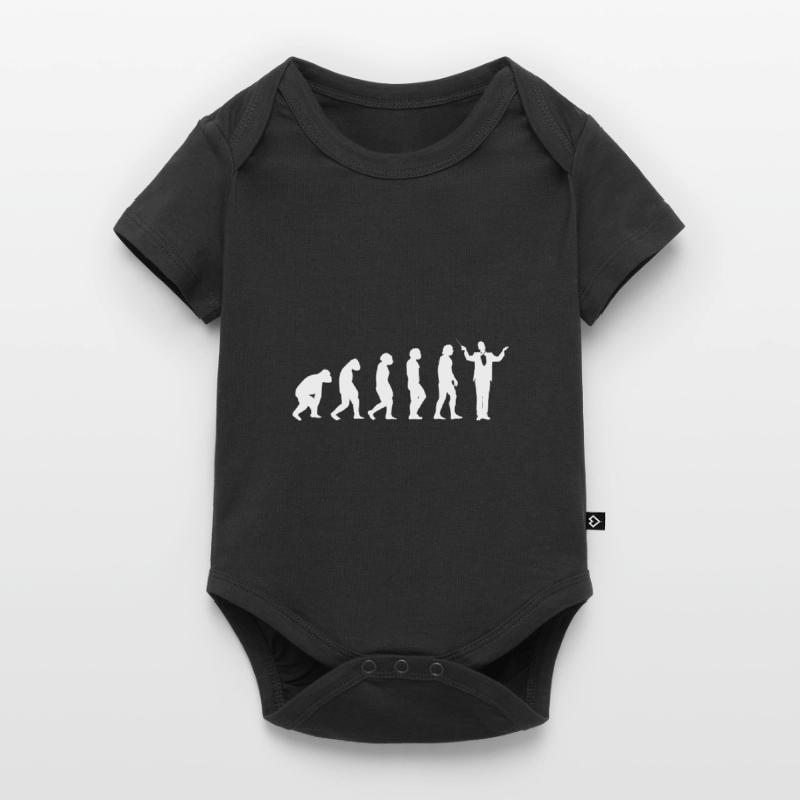 Musiker Dirigenten Evolution Dirigent Musik Band Baby Premium Kurzarmbody