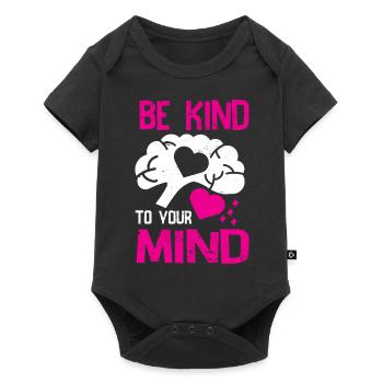 Child remain childish young at heart - Baby Premium short-sleeve bodysuit - black - Front